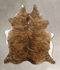 Medium Brindle Large Brazilian Cowhide Rug 6'0