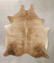 Light Brindle Medium Brazilian Cowhide Rug 5'8