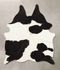 Black and White Medium Brazilian Cowhide Rug 5'3