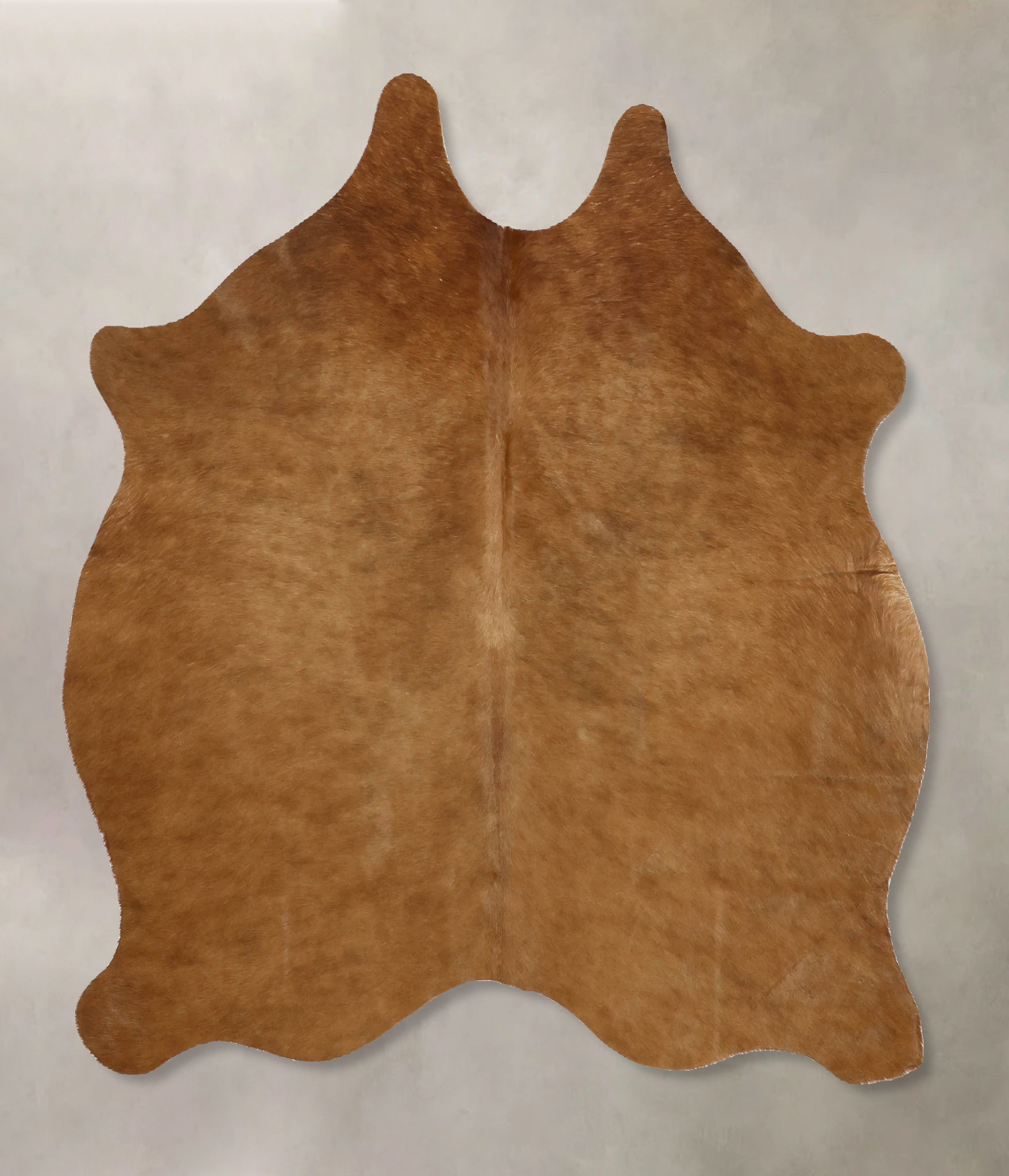 Solid Brown Cowhide Rug #B11633