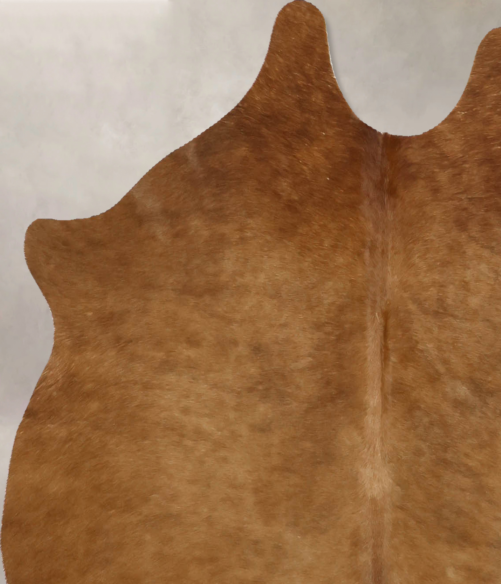 Solid Brown Cowhide Rug #B11633