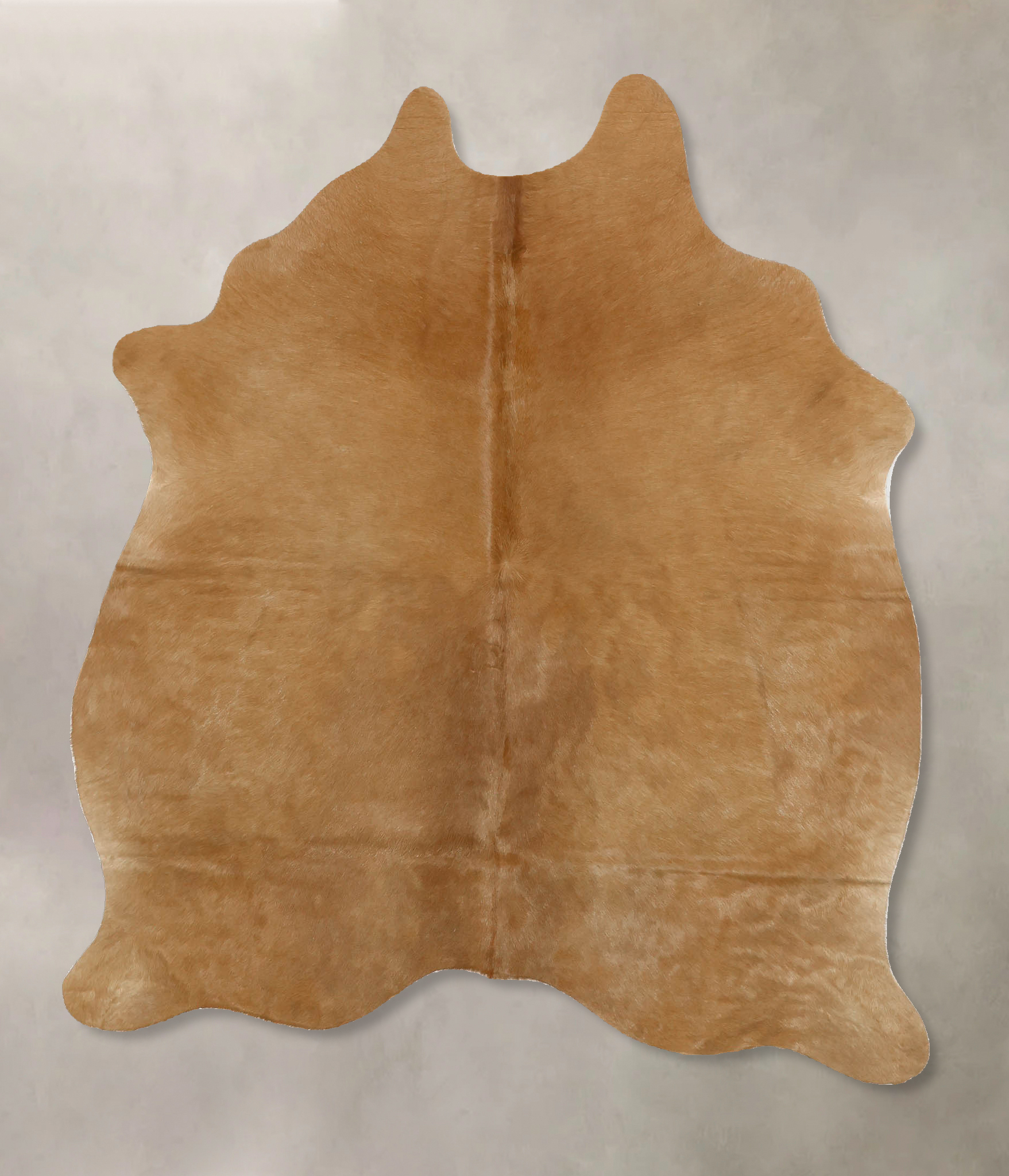 Solid Brown Cowhide Rug #B11636