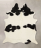 Black and White Medium Brazilian Cowhide Rug 6'0