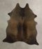 Chocolate Medium Brazilian Cowhide Rug 6'3