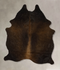 Chocolate Medium Brazilian Cowhide Rug 6'2