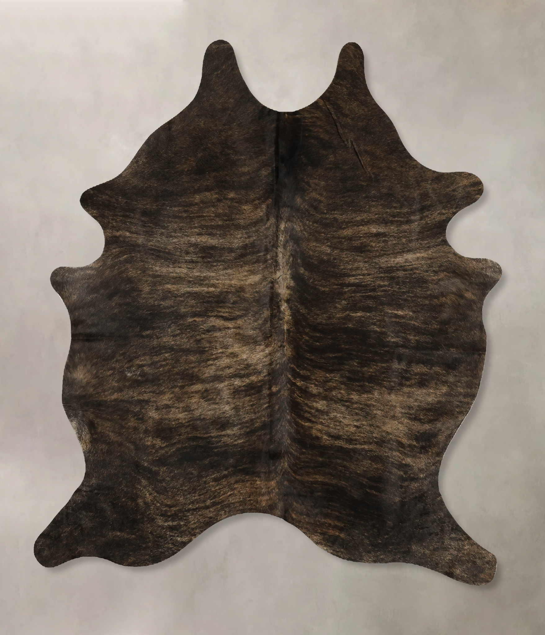 Dark Brindle Cowhide Rug #B11646