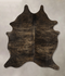 Dark Brindle Medium Brazilian Cowhide Rug 6'4