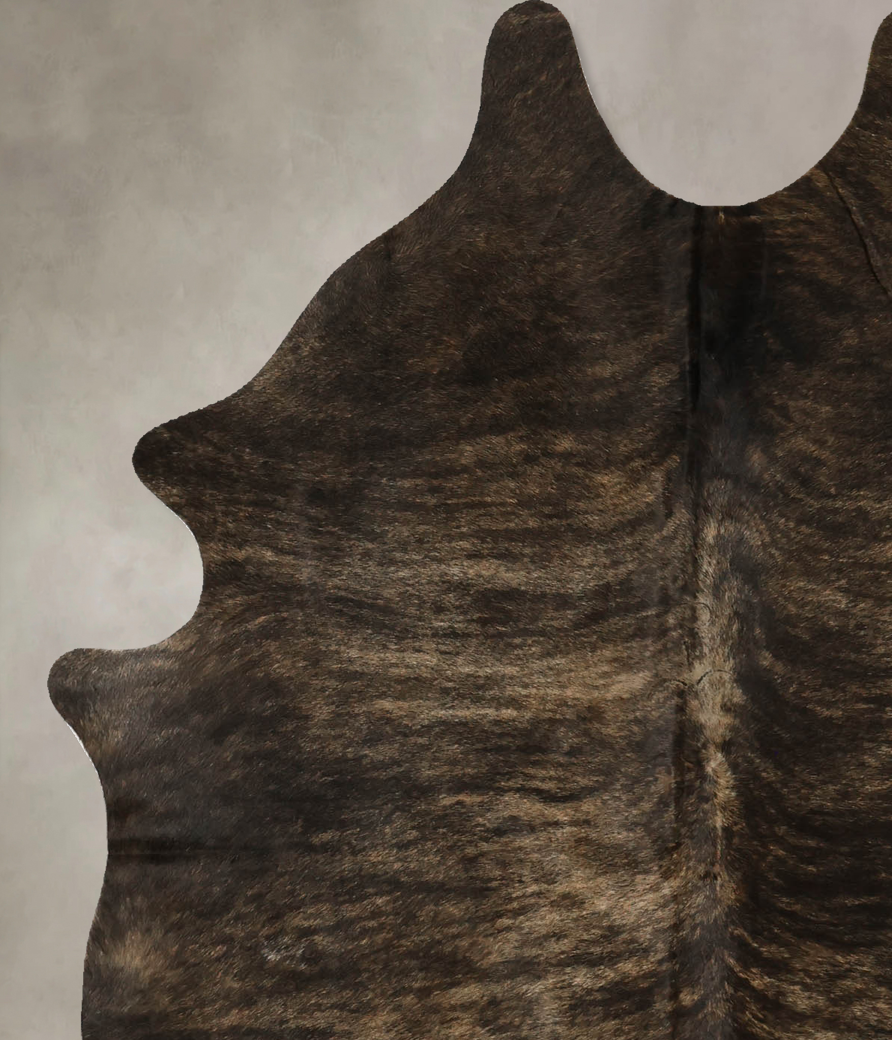 Dark Brindle Cowhide Rug #B11646