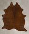 Solid Brown Medium Brazilian Cowhide Rug 6'1