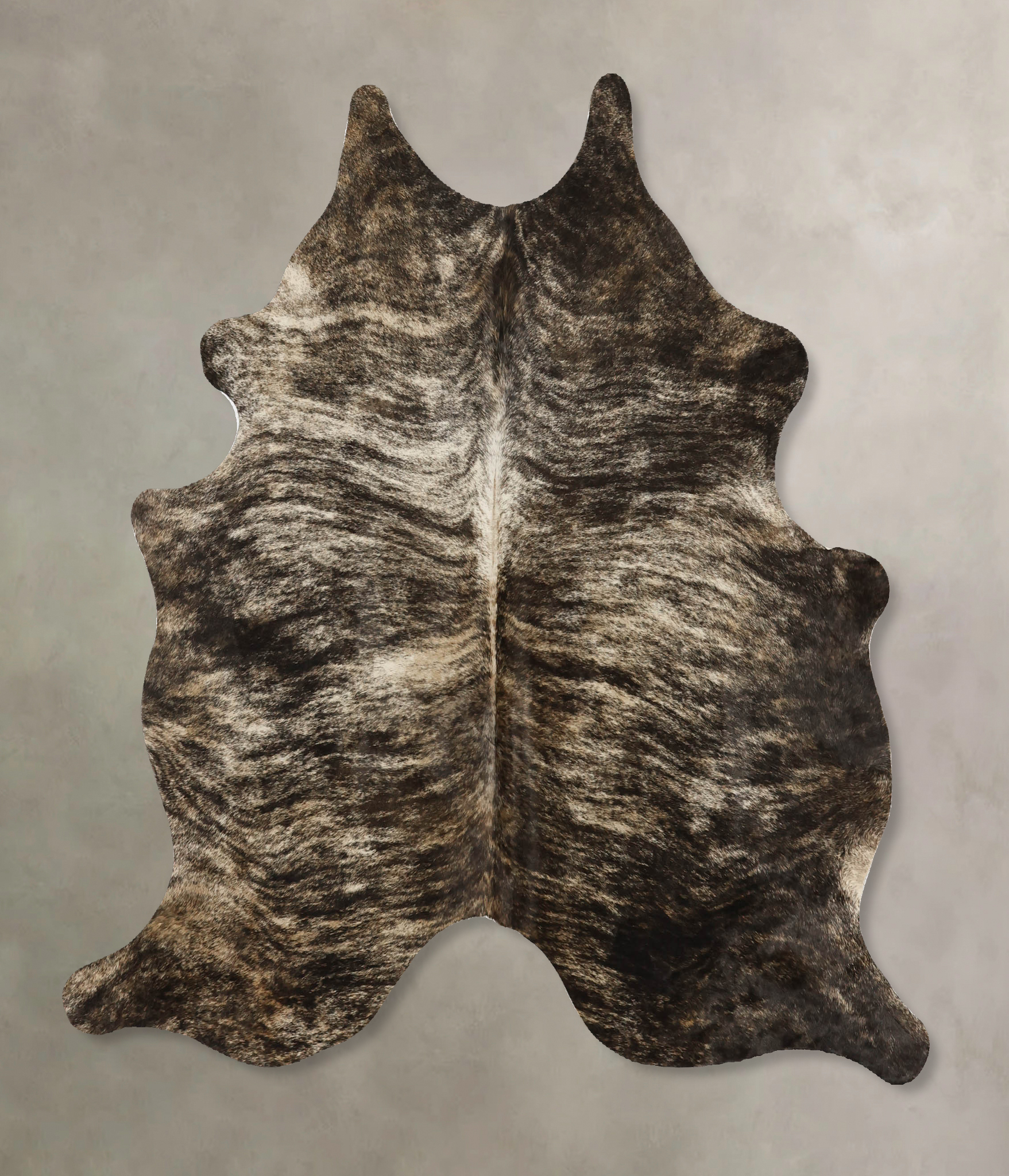 Dark Brindle Cowhide Rug #B11648