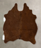 Brown and White Regular Medium Brazilian Cowhide Rug 5'0