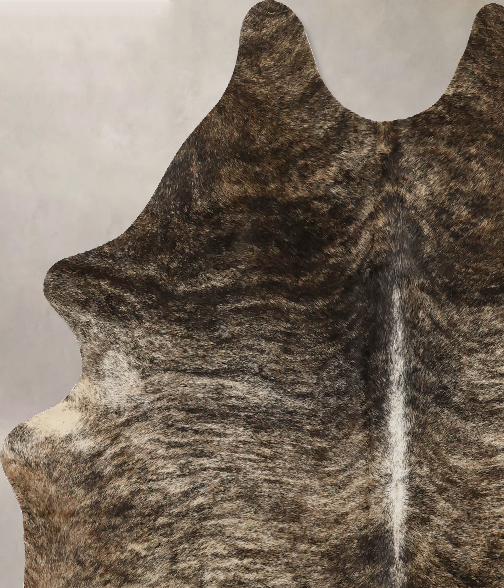 Grey Brindle Cowhide Rug #B11653