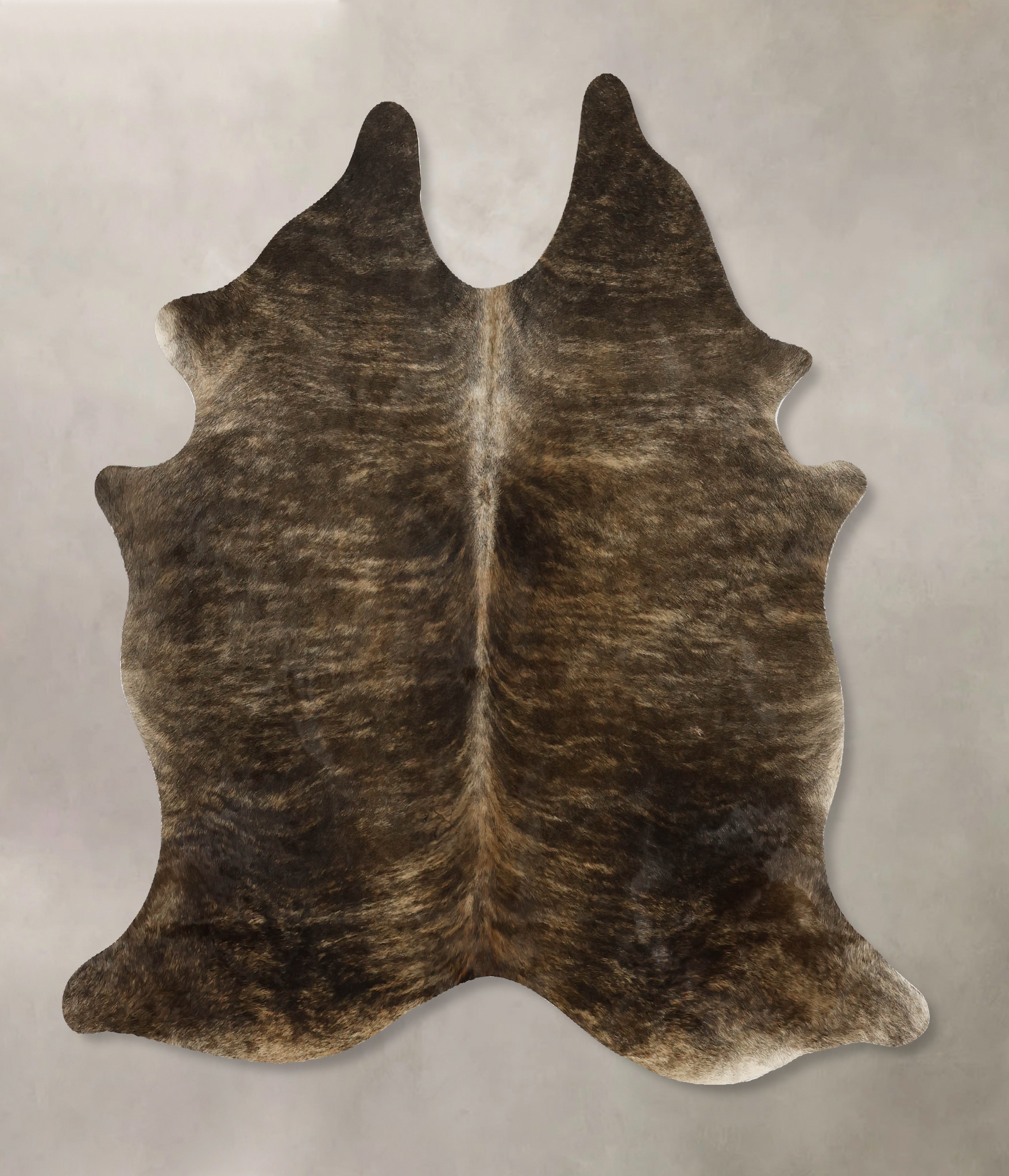 Dark Brindle Cowhide Rug #B11656