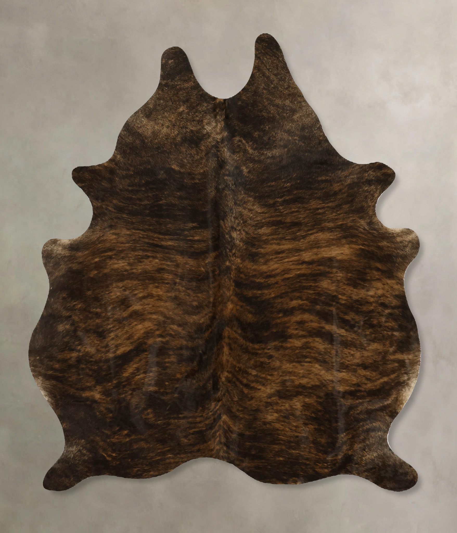 Dark Brindle Cowhide Rug #B11662