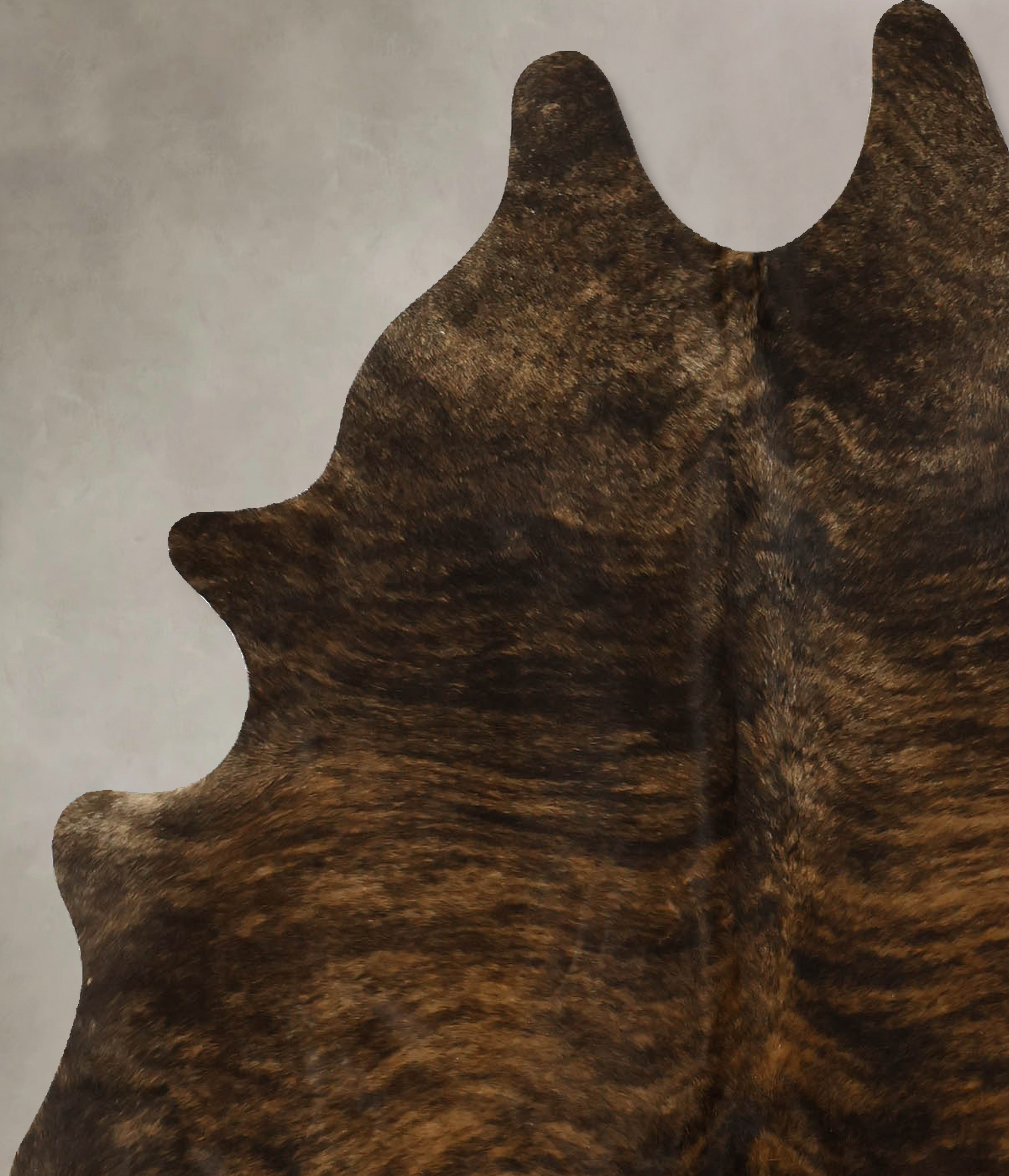 Dark Brindle Cowhide Rug #B11662