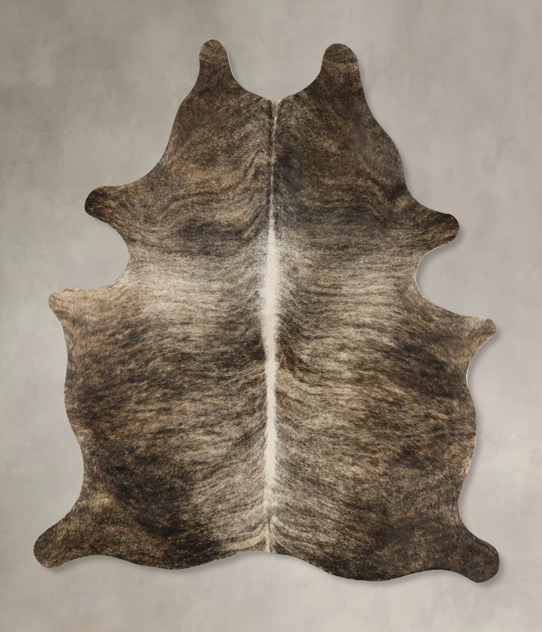 Grey Brindle Cowhide Rug #B11663