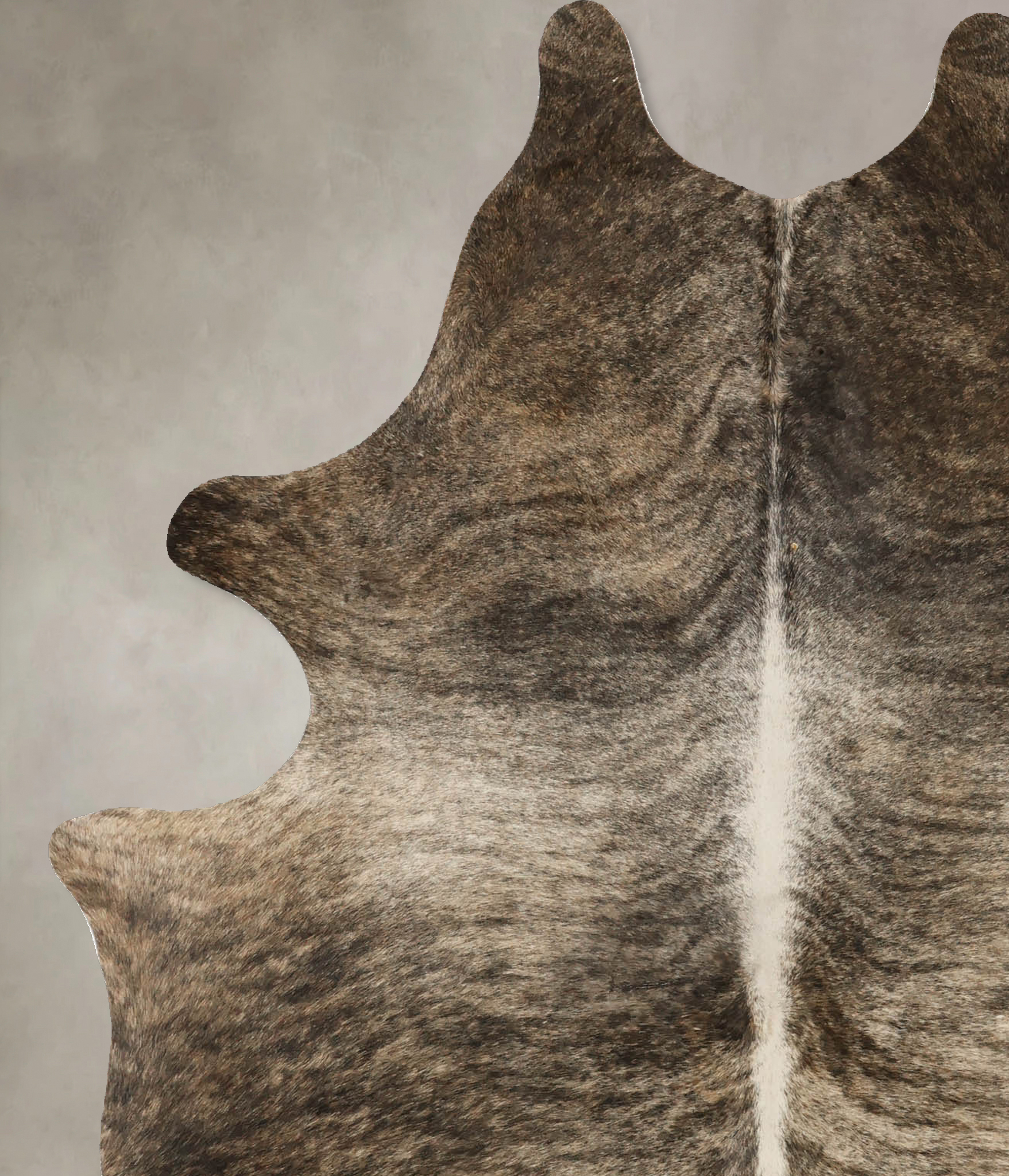 Grey Brindle Cowhide Rug #B11663