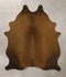 Warm Caramel Medium Brazilian Cowhide Rug 5'8