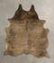 Medium Brindle Large Brazilian Cowhide Rug 5'11