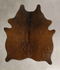 Warm Caramel Medium Brazilian Cowhide Rug 5'7