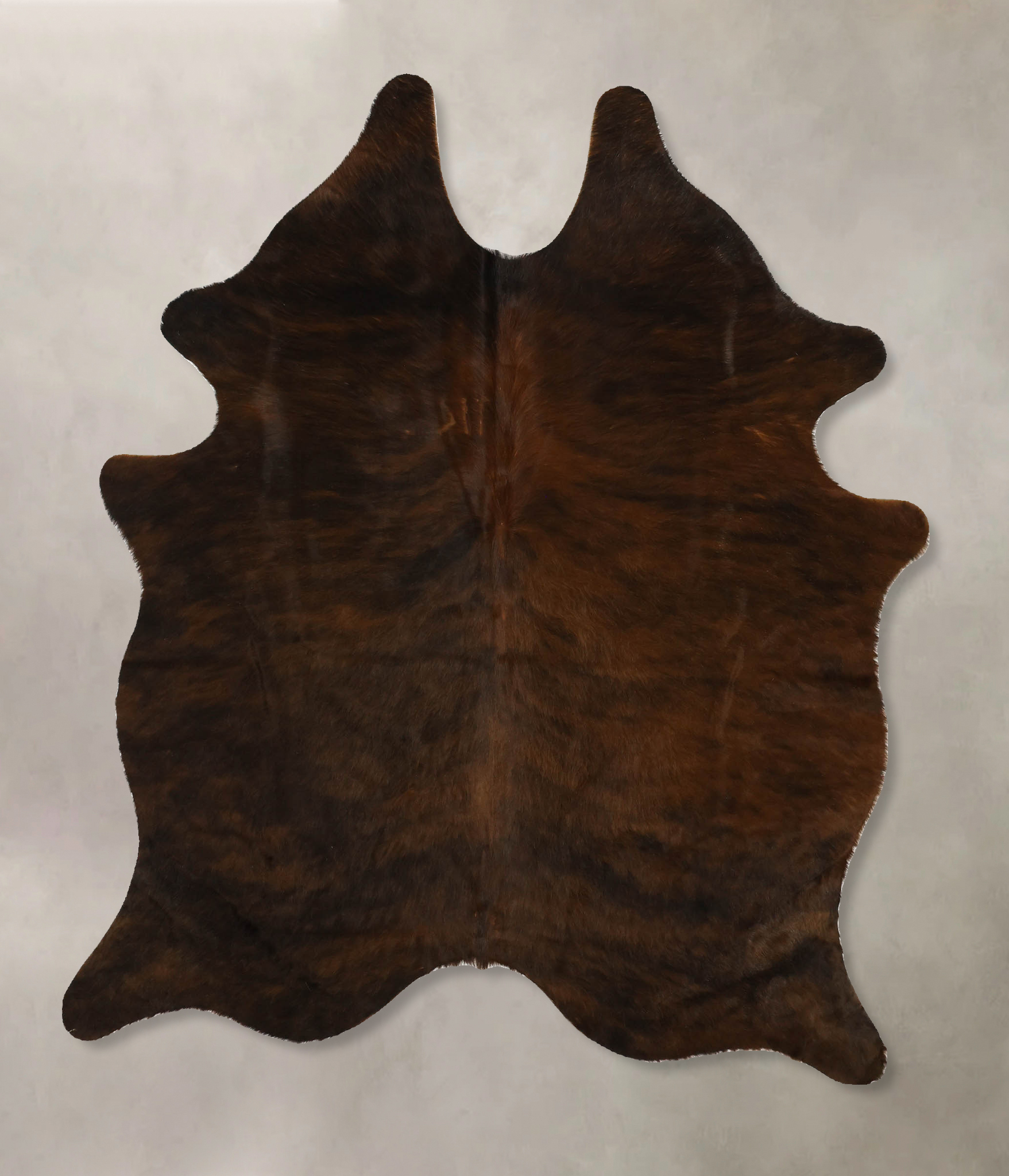 Dark Brindle Cowhide Rug #B11684