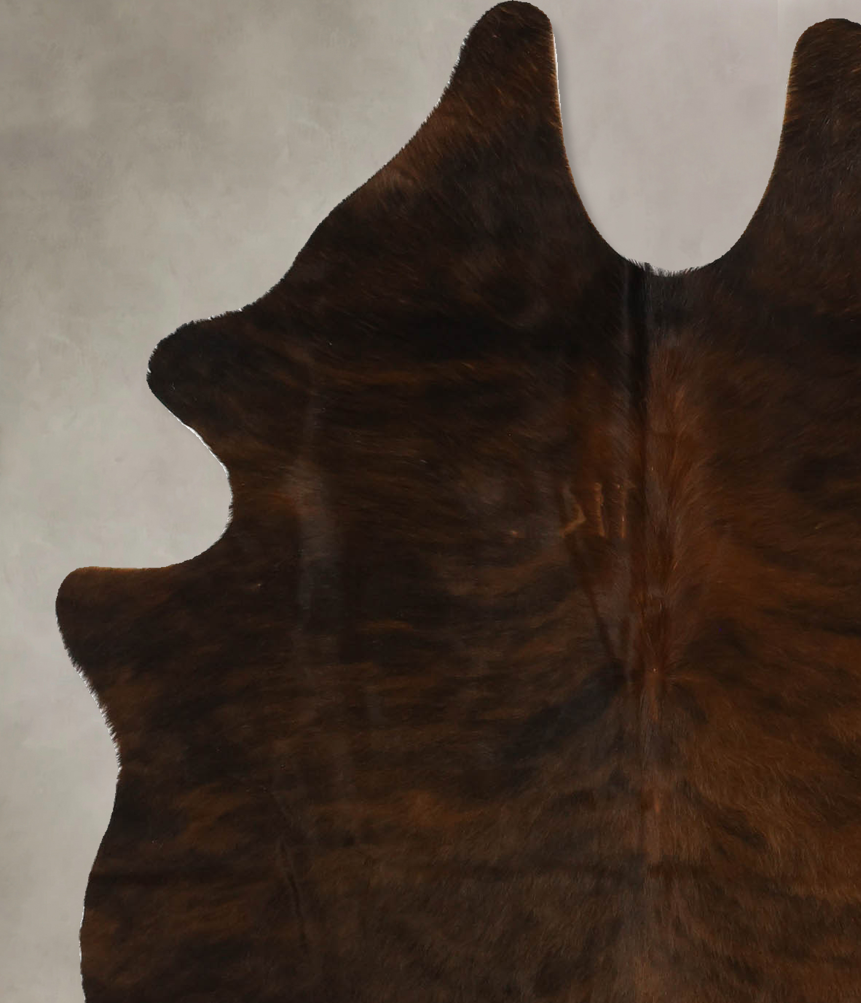 Dark Brindle Cowhide Rug #B11684