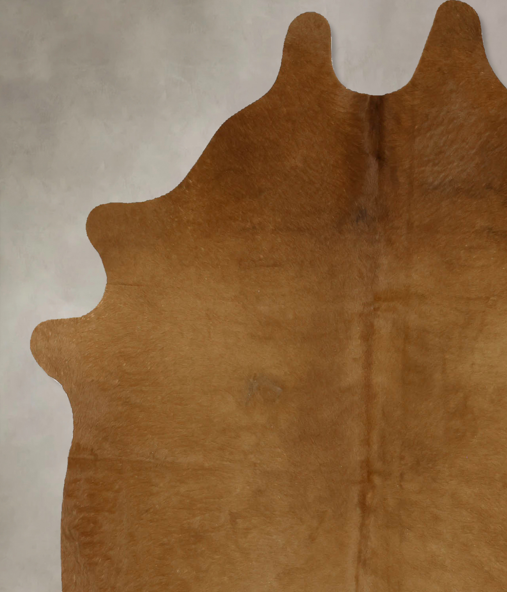 Solid Brown Cowhide Rug #B11725