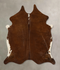 Brown and White Regular X-Large Brazilian Cowhide Rug 6'8