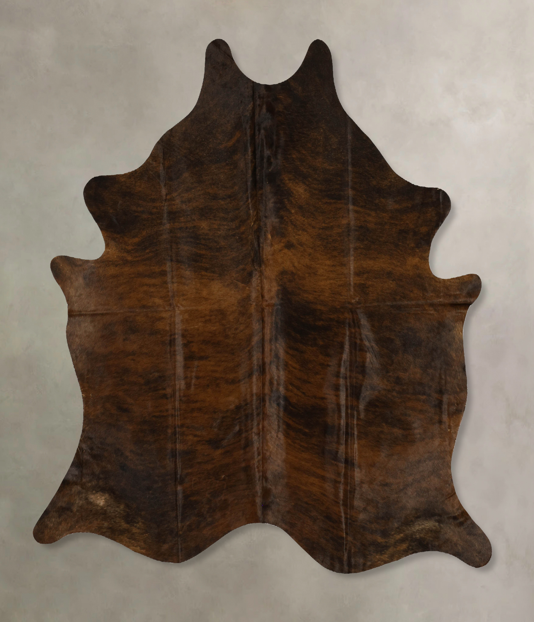 Dark Brindle Cowhide Rug #B11736