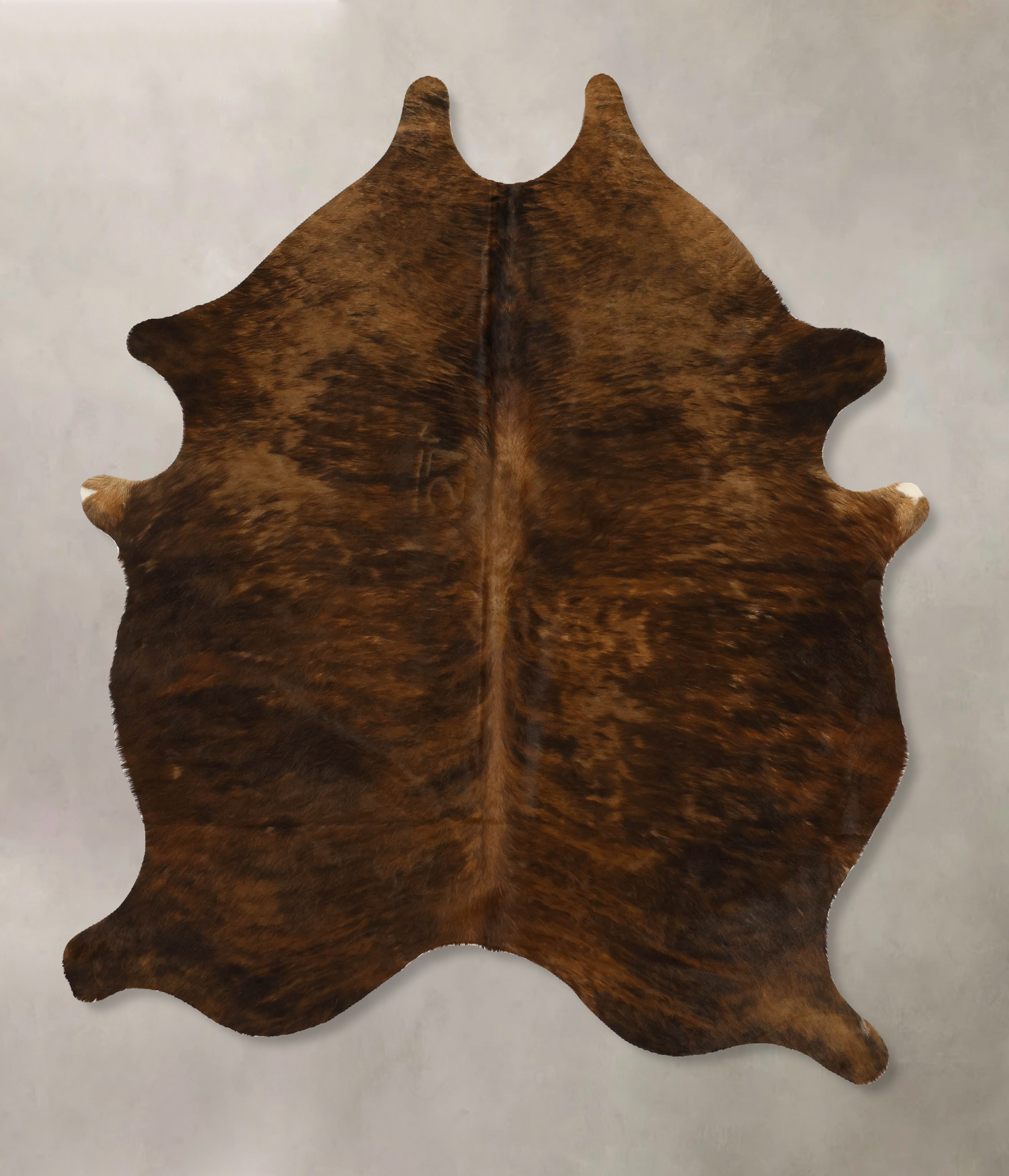 Dark Brindle Cowhide Rug #B11737