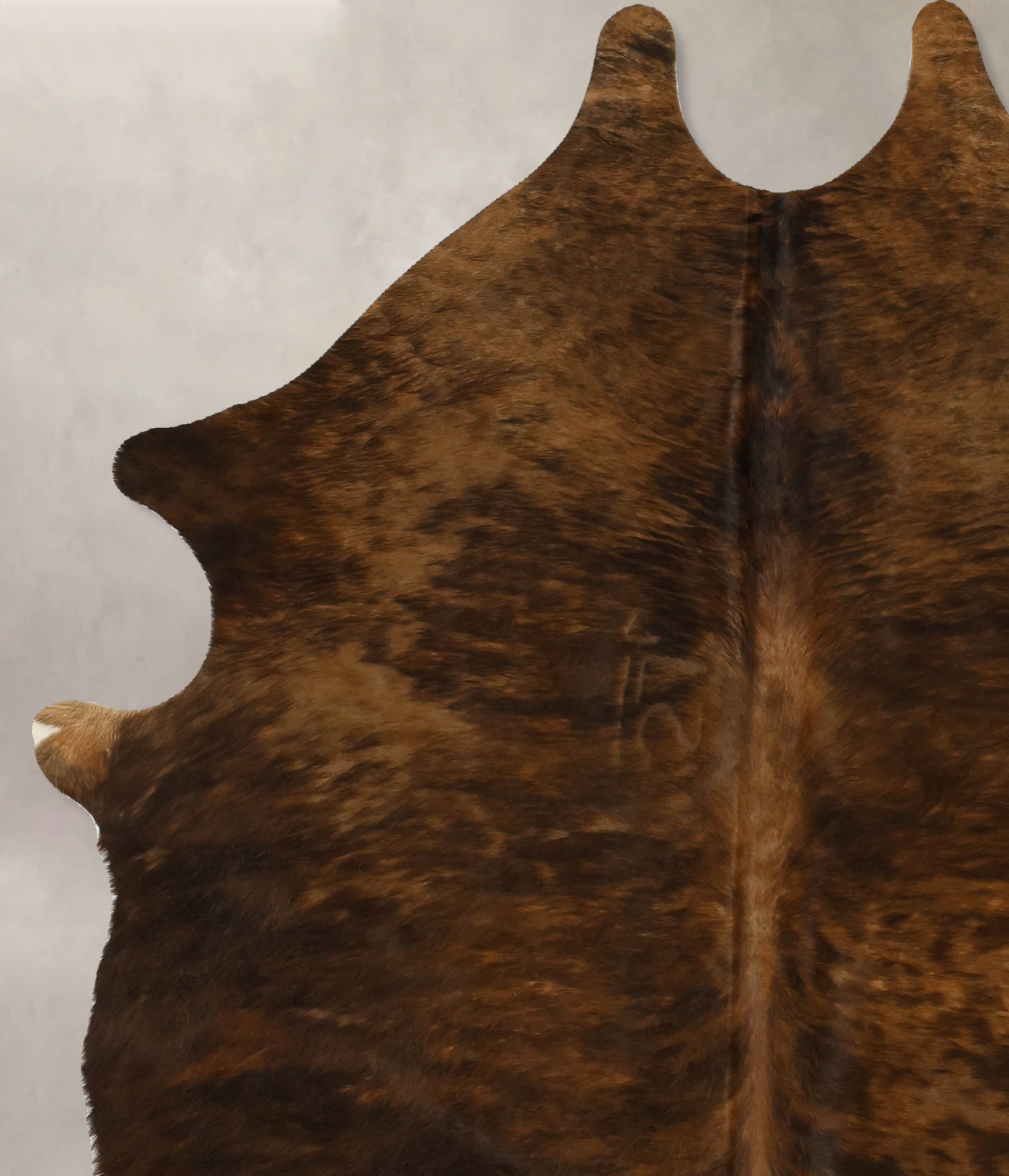 Dark Brindle Cowhide Rug #B11737