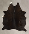 Chocolate Large Brazilian Cowhide Rug 6'10