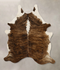 Tricolor Large Brazilian Cowhide Rug 6'8