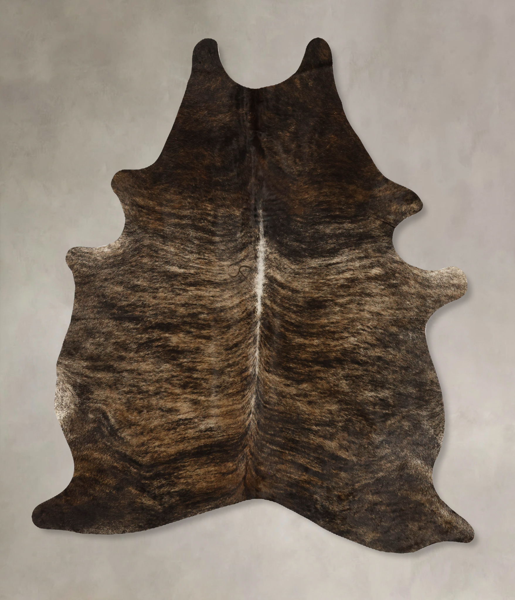 Dark Brindle Cowhide Rug #B11752