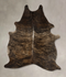 Dark Brindle X-Large Brazilian Cowhide Rug 7'4