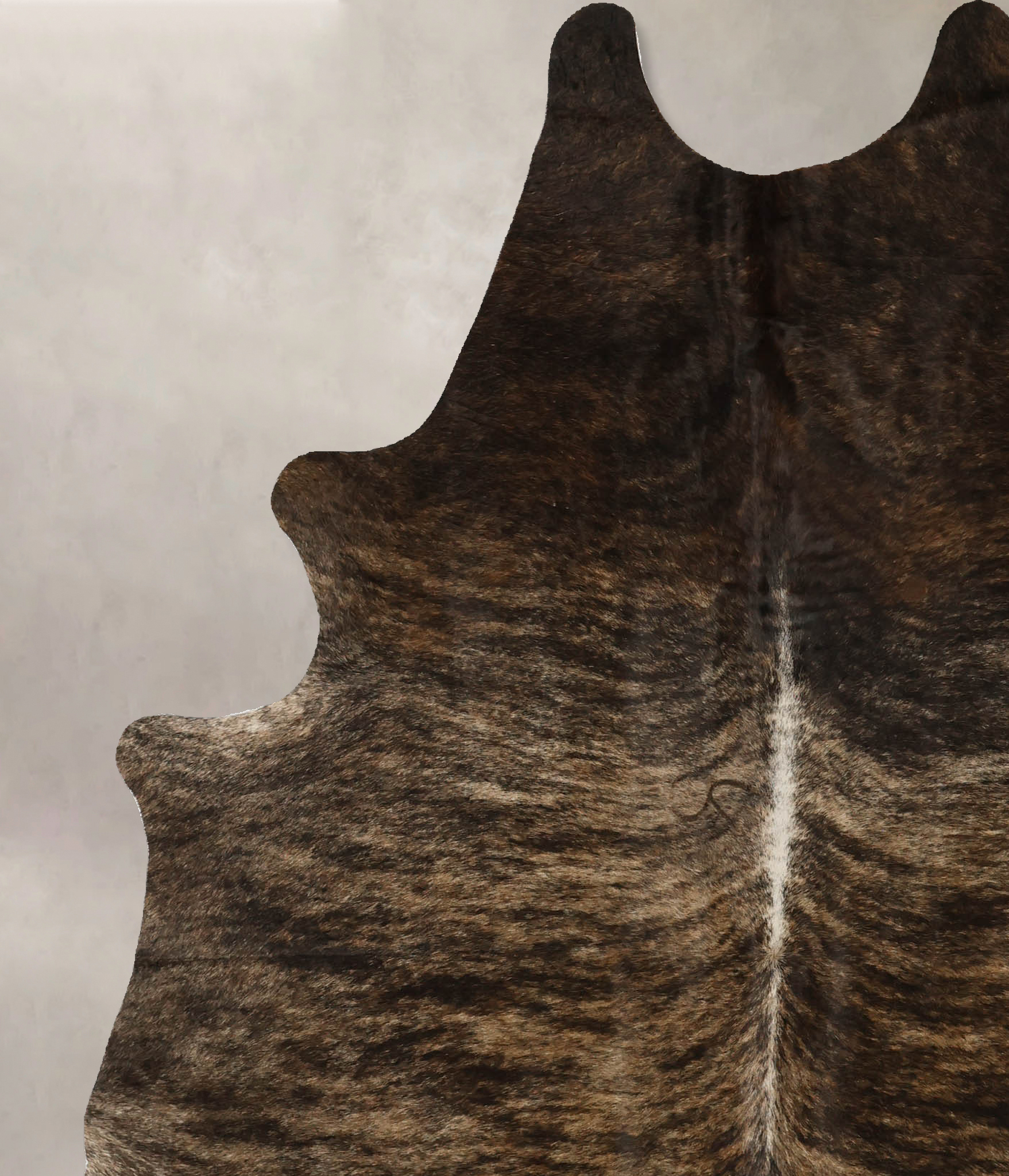 Dark Brindle Cowhide Rug #B11752