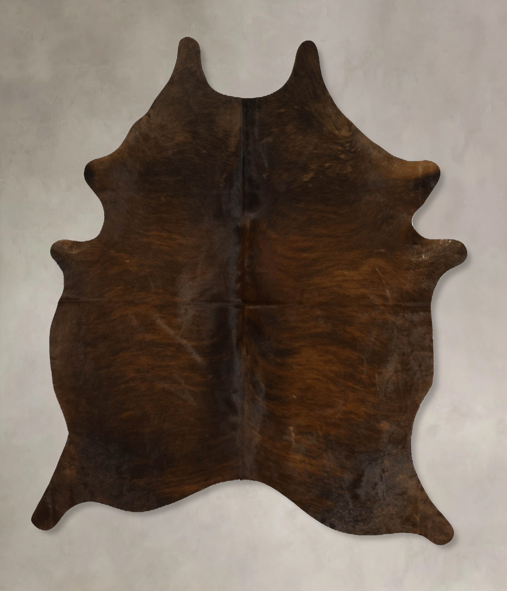 Dark Brindle Cowhide Rug #B11763