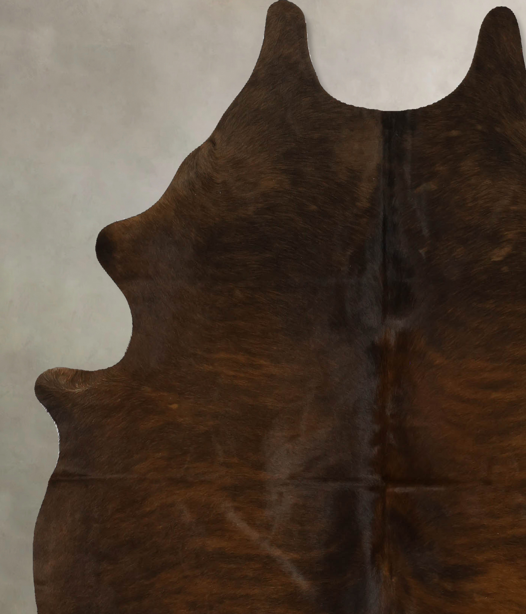 Dark Brindle Cowhide Rug #B11763