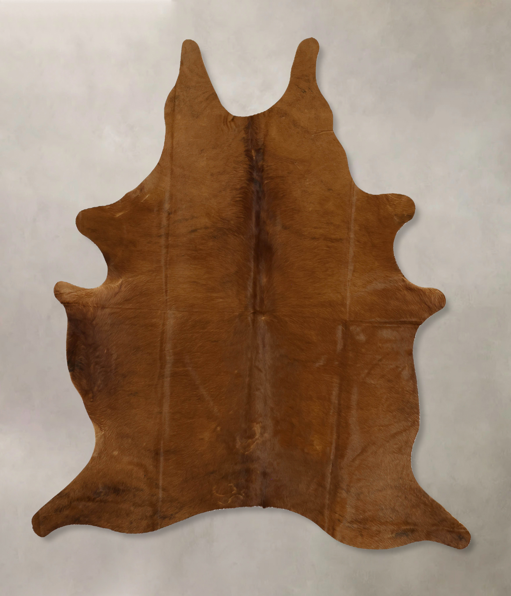 Solid Brown Cowhide Rug #B11766