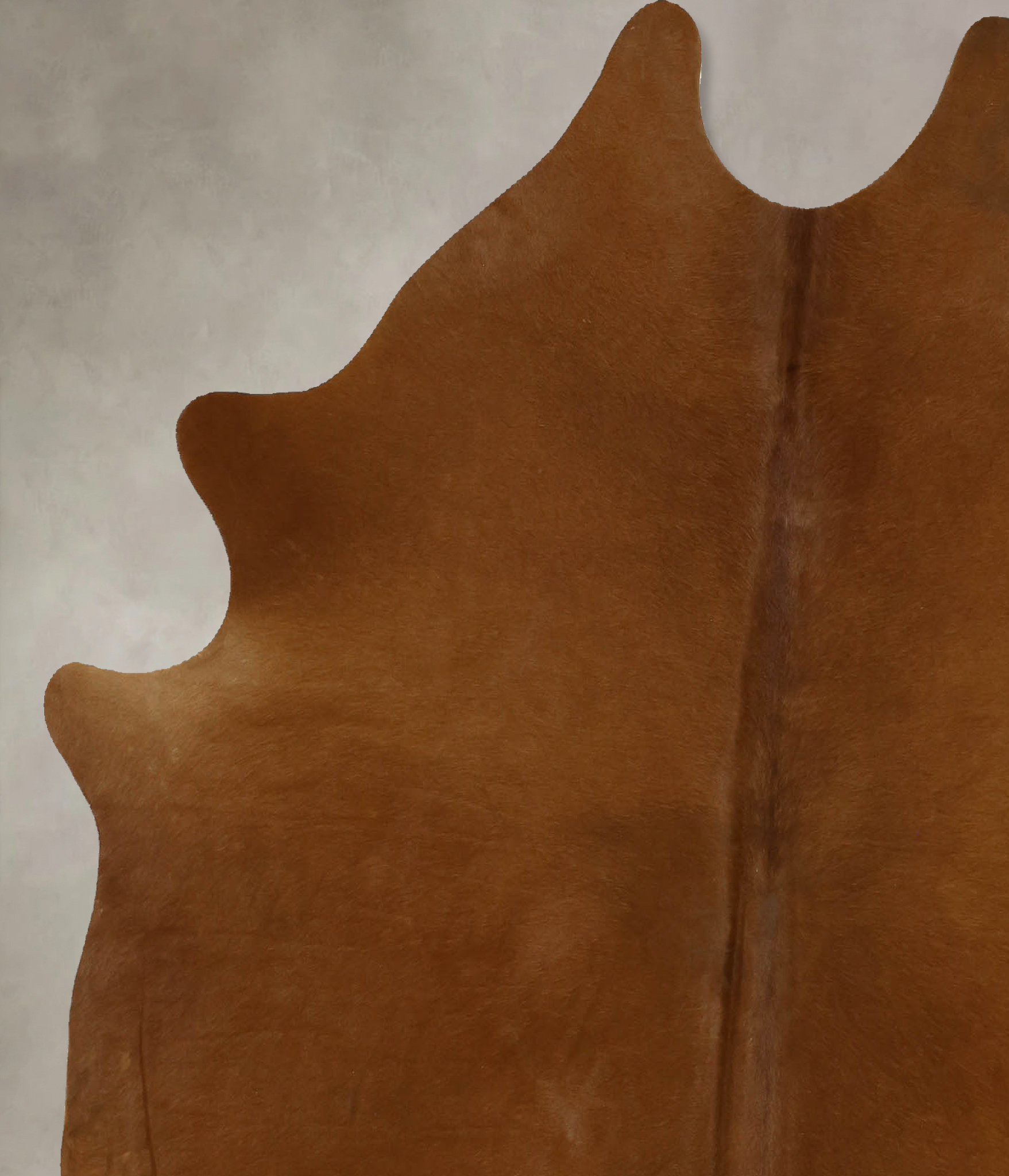 Solid Brown Cowhide Rug #B11771