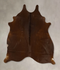 Solid Brown X-Large Brazilian Cowhide Rug 6'9