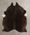 Chocolate Large Brazilian Cowhide Rug 6'7