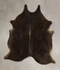 Chocolate X-Large Brazilian Cowhide Rug 7'3