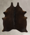 Chocolate Large Brazilian Cowhide Rug 6'2