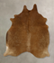 Solid Brown Large Brazilian Cowhide Rug 6'2