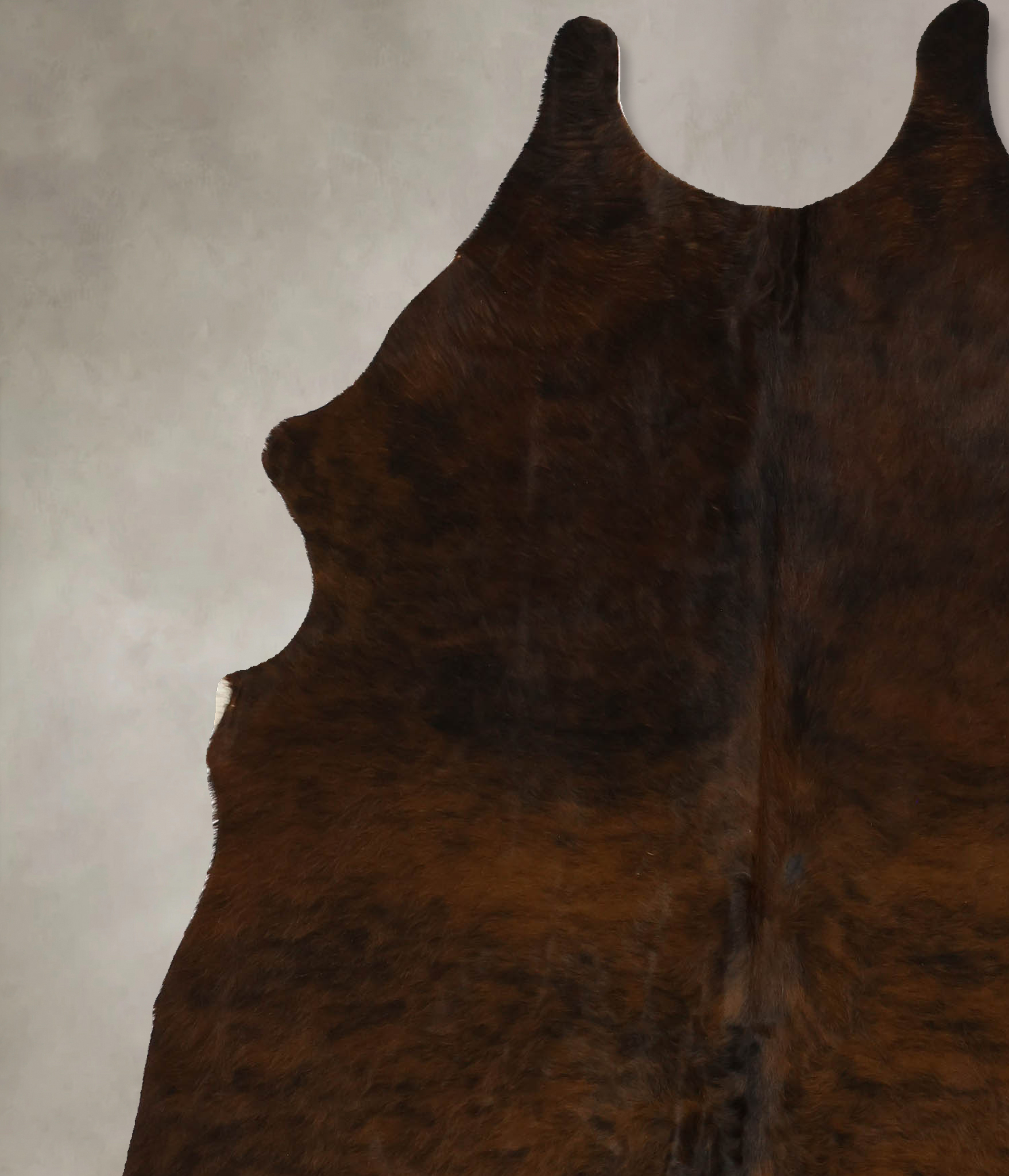 Dark Brindle Cowhide Rug #B11799