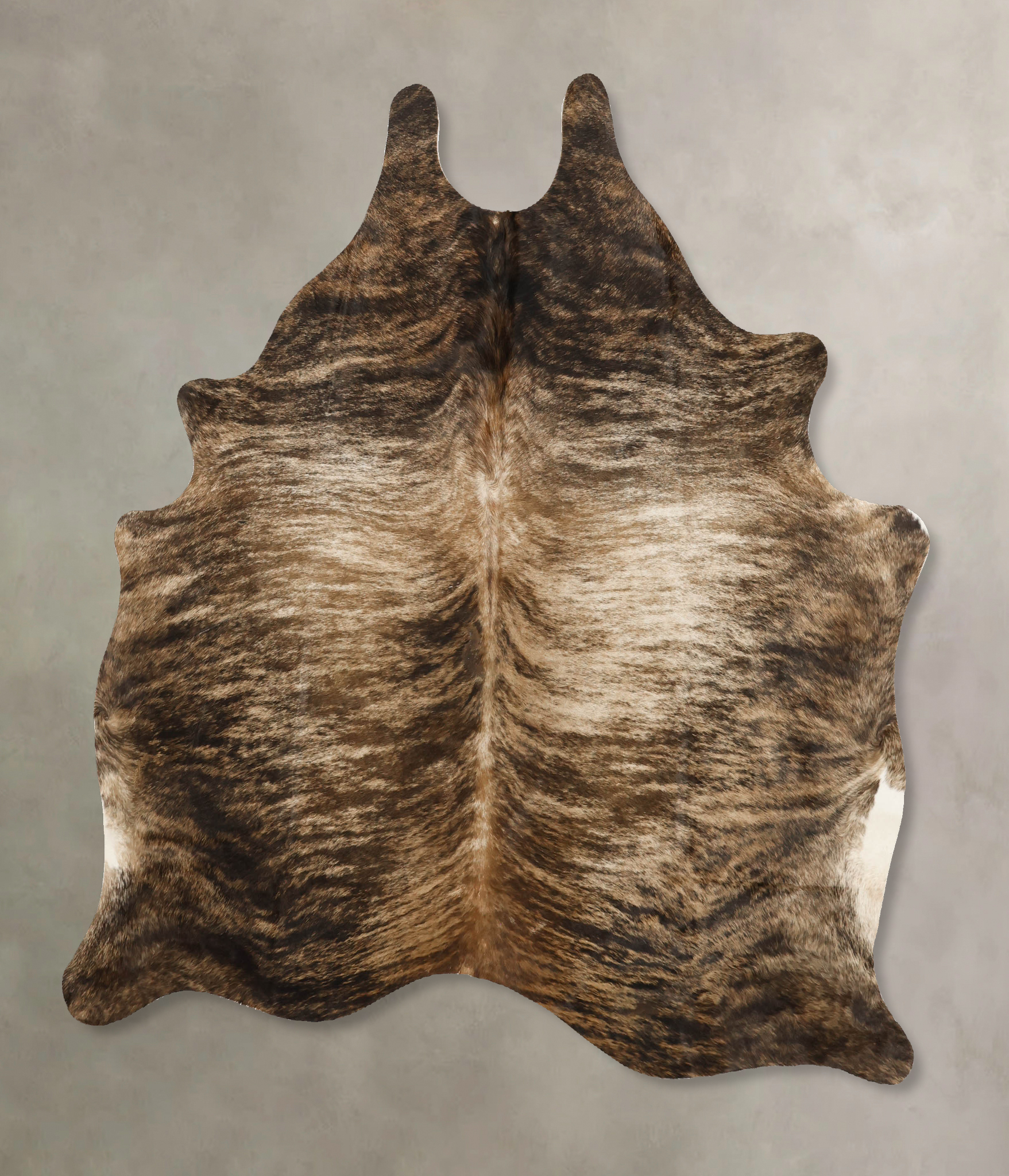 Dark Brindle Cowhide Rug #B11803