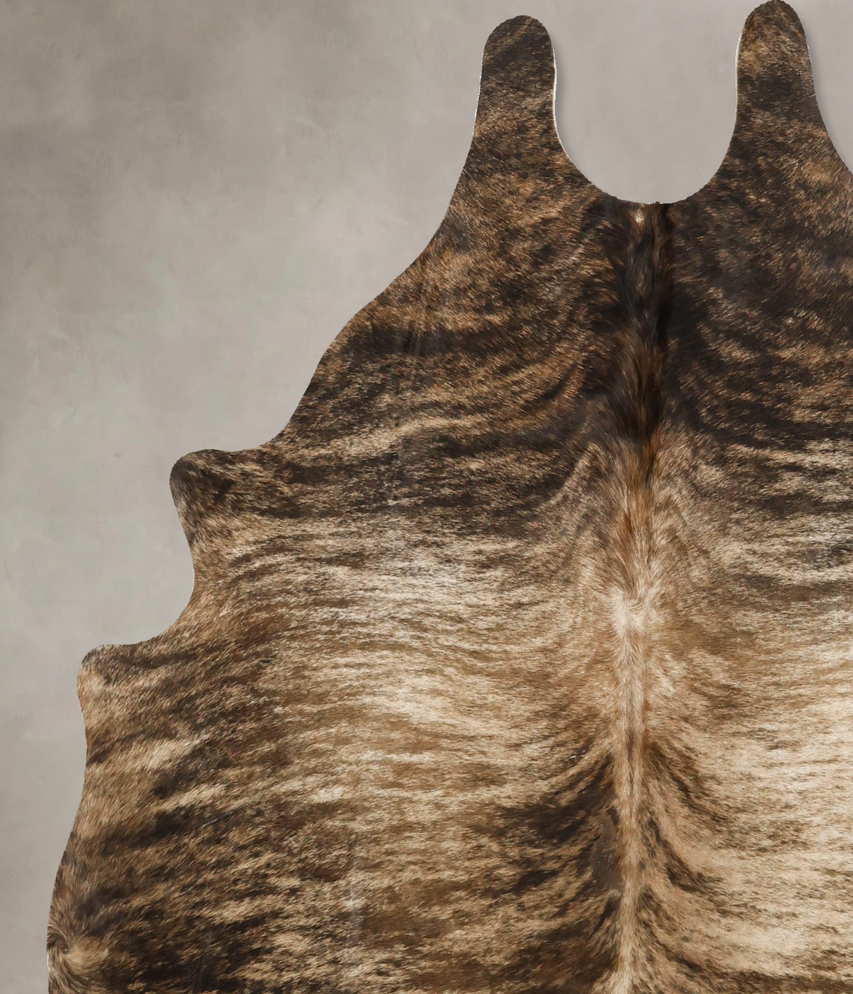 Dark Brindle Cowhide Rug #B11803