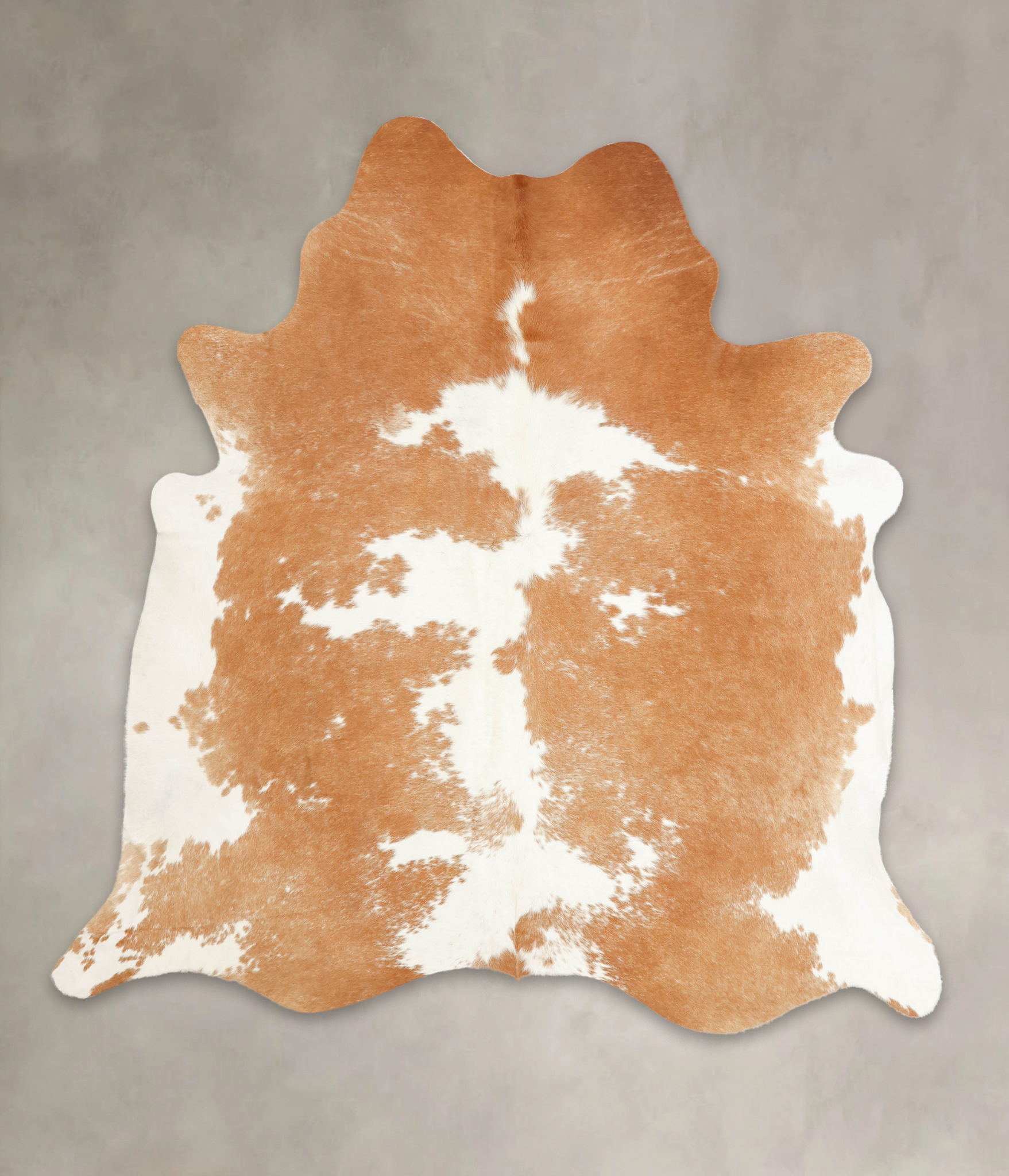 Beige and White Cowhide Rug #B1220