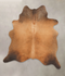 Warm Caramel Large Brazilian Cowhide Rug 6'1